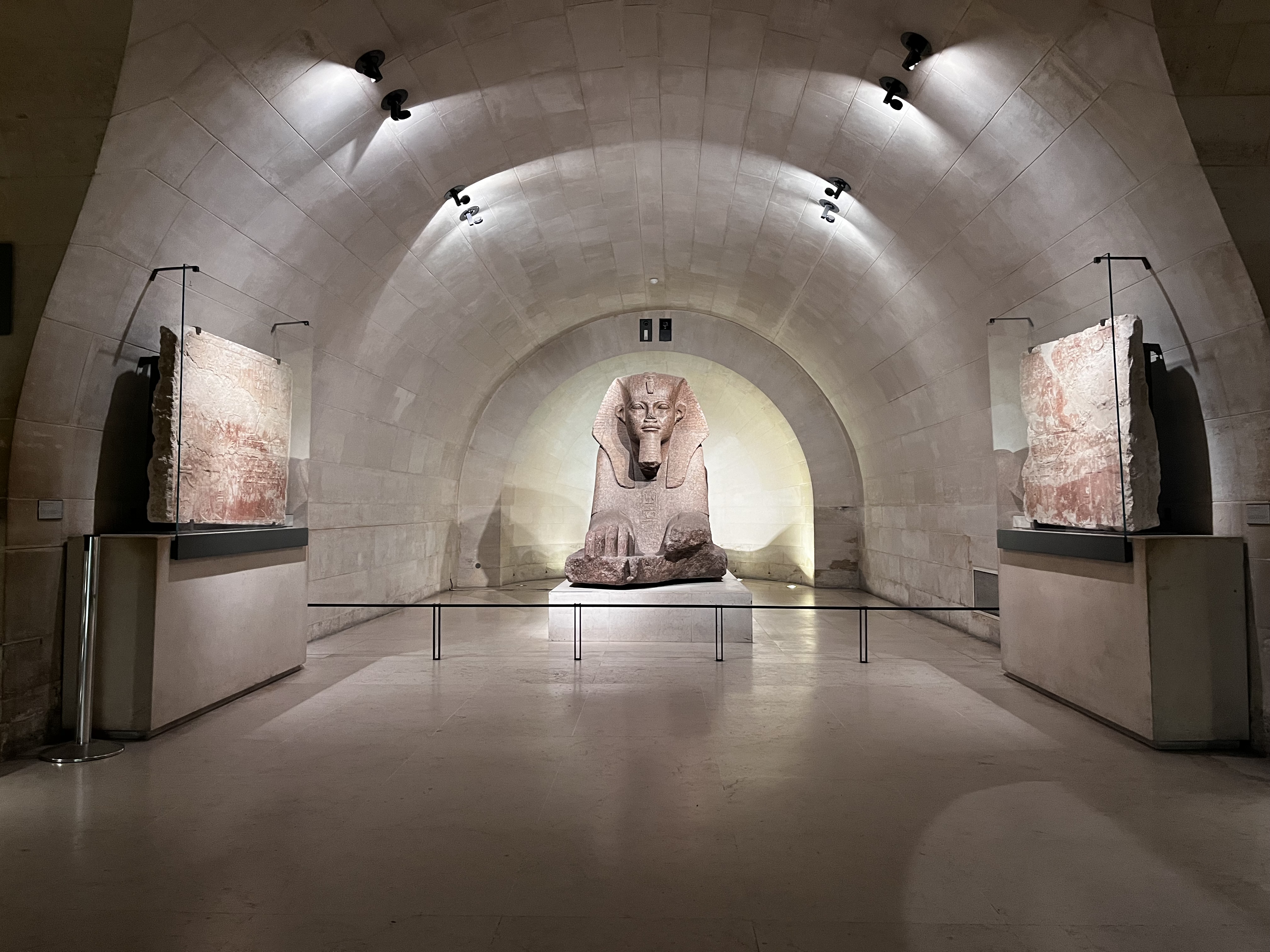 The Louvre's Egyptian galleries, Crypt of the Sphinx