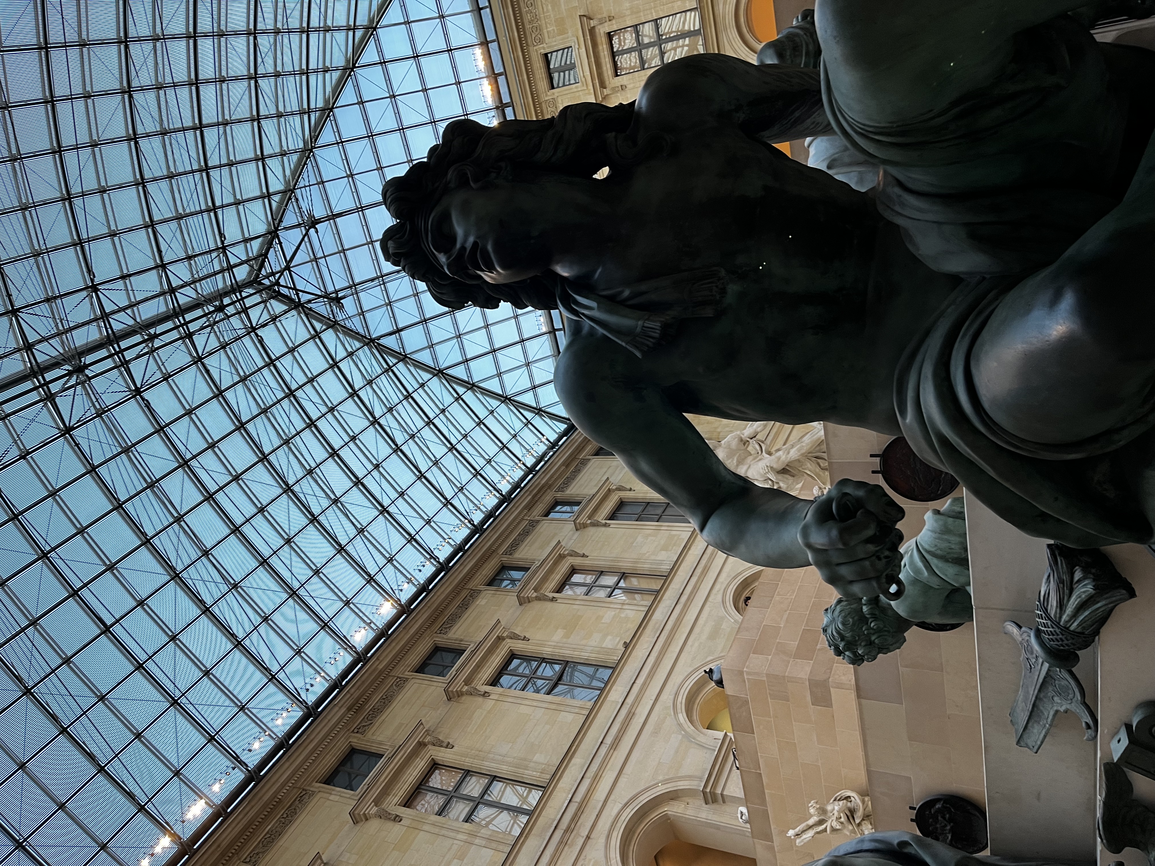Cour Marly viewed from above, Musée du Louvre